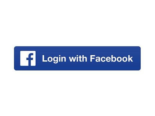 Facebook's login button